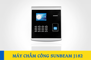 MÁY CHẤM CÔNG VÂN TAY SUNBEAM J 182