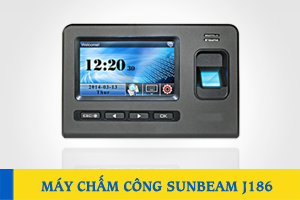 MÁY CHẤM CÔNG VÂN TAY SUNBEAM J 186