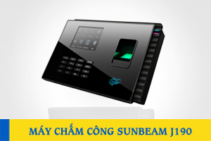 MÁY CHẤM CÔNG VÂN TAY SUNBEAM J 190
